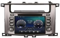 Магнитола для Toyota Land Cruiser 100 2002-2007, LX470 (экран климата снизу) - Carmedia MKD-7083-S10 Android 12, ТОП процессор, 4Гб+64Гб, CarPlay, SIM-слот