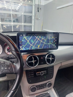 Магнитола для Mercedes-Benz GLK 2012-2015 NTG 4.5/4.7 - Radiola RDL-7711 монитор 12.3", Android 13, 8Гб+128Гб, CarPlay, SIM-слот