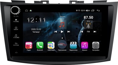 Штатная магнитола для Suzuki Swift 2010+ - Farcar H179RB на Android 10, 8-ЯДЕР, 4ГБ-64ГБ, встроенным 4G модемом и DSP