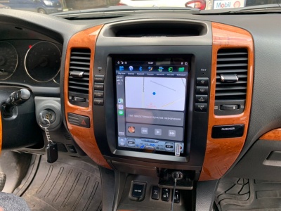 Штатная магнитола для Toyota Prado 120 2002-2009 - Carmedia ZF-1116-H-DSP ("Тесла-Стиль") на Android 9.0, 6-ТУРБО ядер, 4ГБ-64ГБ и встроенным DSP