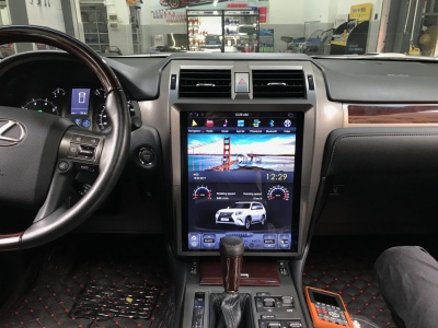 Штатная магнитола для Lexus GX460 2010-2018 - Carmedia ZF-1815-Q6 ("Тесла-Стиль") на Android 11, 8 ядер, 8/128ГБ 