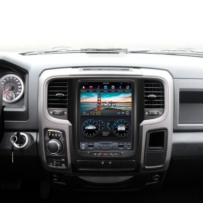 Штатная магнитола для Dodge RAM 2009-2012 - Carmedia ZF-1159-DSP ("Тесла-Стиль") на Android 9.0, 6-ТУРБО ядер, 4ГБ-64ГБ и встроенным DSP