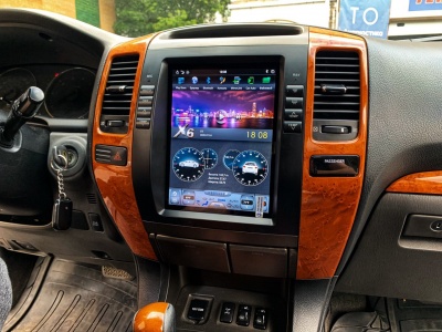 Штатная магнитола для Toyota Prado 120 2002-2009 - Carmedia ZF-1116-H-DSP ("Тесла-Стиль") на Android 9.0, 6-ТУРБО ядер, 4ГБ-64ГБ и встроенным DSP