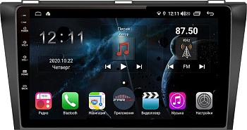 Штатная магнитола для Mazda 3 2009-2013 - Farcar H034R на Android 10, 8-ЯДЕР, 4ГБ-64ГБ, встроенным 4G модемом и DSP