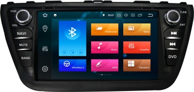 Штатная магнитола для Suzuki SX4 2013+, SX4 S-Cross 2013+ - Carmedia KD-8073-P30 на Android 9.0, до 8-ЯДЕР, до 4ГБ-64ГБ памяти и встроенным DSP