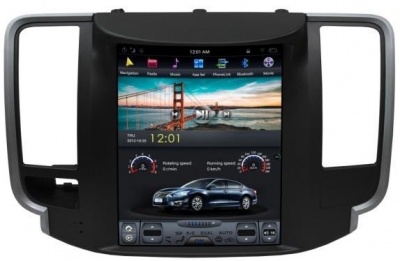 Штатная магнитола для Nissan Teana 2008-2013 - Carmedia ZF-1126-DSP ("Тесла-Стиль") на Android 9.0, 6-ТУРБО ядер, 4ГБ-64ГБ и встроенным DSP