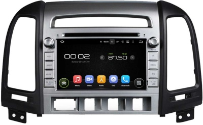 Штатная магнитола для Hyundai Santa Fe 2 2006-2010 - Carmedia KD-7021-P30 на Android 10, до 8-ЯДЕР, до 4ГБ-64ГБ памяти и встроенным DSP