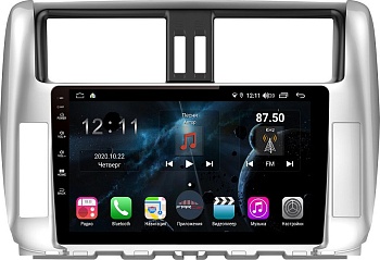 Штатная магнитола для Toyota Prado 150 2009-2013 - Farcar H065R на Android 10, 8-ЯДЕР, 4ГБ-64ГБ, встроенным 4G модемом и DSP