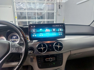 Магнитола для Mercedes-Benz GLK 2012-2015 NTG 4.5/4.7 - Radiola RDL-7711 монитор 12.3", Android 13, 8Гб+128Гб, CarPlay, SIM-слот