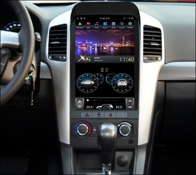 Штатная магнитола для Chevrolet Captiva 2006-2011 - Carmedia ZF-1812-DSP ("Тесла-Стиль") на Android 9.0, 6-ТУРБО ядер, 4ГБ-64ГБ и встроенным DSP