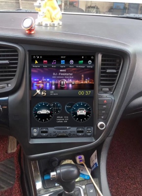 Штатная магнитола для KIA Optima 2010-2013 - Carmedia ZF-1232-DSP ("Тесла-Стиль") на Android 9.0, 6-ТУРБО ядер, 4ГБ-64ГБ и встроенным DSP