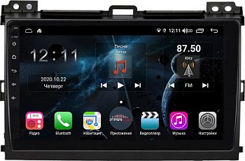 Штатная магнитола для Toyota Prado 120 2002-2009 - Farcar H456R на Android 10, 8-ЯДЕР, 4ГБ-64ГБ, встроенным 4G модемом и DSP