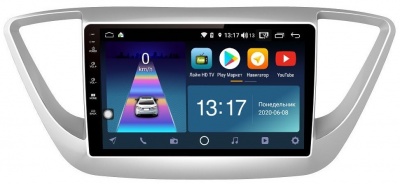 Штатная магнитола для Hyundai Solaris 2017+ - Daystar DS-7018Z на Android 10, 8-ЯДЕР, до 6ГБ-128ГБ памяти и встроенным DSP