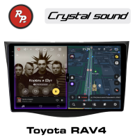 Автомагнитола для Toyota RAV4 3-поколение XA30 (11.2005-01.2013) RedPower 850 Crystal PRO 8Гб оперативной и 256Гб встроенной памяти / 9 дюймов