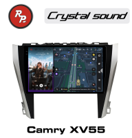 Автомагнитола для Toyota Camry VX55 2014-2018 RedPower 850 Crystal PRO  8 Гб оперативной и 256 Гб встроенной памяти / 10 дюймов