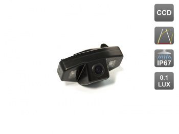 CCD штатная камера заднего вида с динамической разметкой AVS326CPR (#018) для автомобилей HONDA
