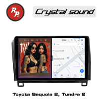 Автомагнитола для Toyota Tundra 2006-2013 / Sequoia 2007-2017 RedPower 850 Crystal PRO 8 Гб оперативной и 256 Гб встроенной памяти / 10 дюймов