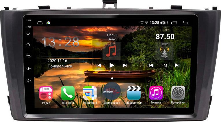 Штатная магнитола для Toyota Avensis 2008-2013 - Farcar XH1224R на Android 10, ТОПОВЫЕ ХАРАКТЕРИСТИКИ, 6ГБ ОПЕРАТИВНОЙ -128ГБ ВСТРОЕННОЙ, встроен 4G модем и DSP