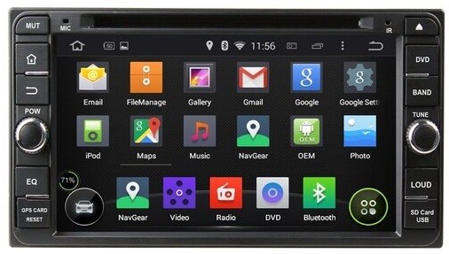Штатная магнитола для Toyota Hilux Pick Up 2011+ XN-6957-P30 на Android 10, до 8-ЯДЕР, до 4ГБ-64ГБ памяти и встроенным DSP