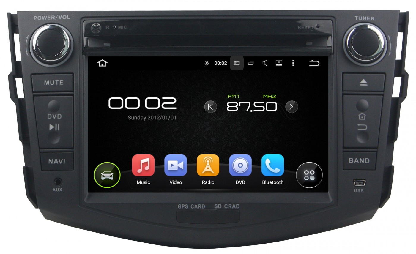 Штатная магнитола для Toyota RAV4 2006-2012 XN-7606-P30 на Android 10, до 8-ЯДЕР, до 4ГБ-64ГБ памяти и встроенным DSP