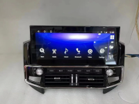 Магнитола Mitsubishi Pajero 4 2006-2020 - Carmedia KP-M1207 монитор 12.3" (в стиле "Лексус") Android 10, 6Гб+128Гб, CarPlay, SIM-слот
