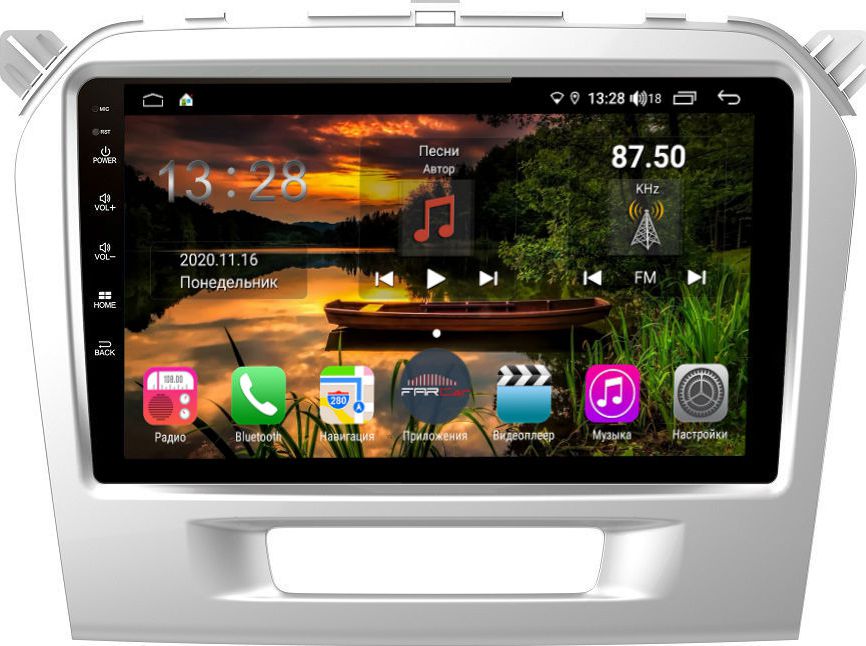 Штатная магнитола для Suzuki Vitara 2015+ - Farcar XH212/571R на Android 10, ТОПОВЫЕ ХАРАКТЕРИСТИКИ, 6ГБ ОПЕРАТИВНОЙ -128ГБ ВСТРОЕННОЙ, встроен 4G модем и DSP