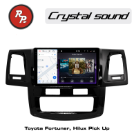 Автомагнитола длядля Toyota Fortuner (11.2004-06.2015)​ / Hilux Pick Up (08.2004-10.2015)  RedPower 850 Crystal PRO 8Гб оперативной и 256Гб встроенной памяти / 9 дюймов