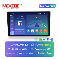 Штатная магнитола Mekede M6 Pro Plus android для Toyota RAV4 2012-2019 - Qled 2K, Android 12, ТОП процессор, 8/256, CarPlay, 4G/LTE-SIM