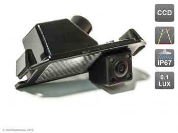 CCD штатная камера заднего вида с динамической разметкой AVS326CPR (#026) для автомобилей HYUNDAI/ KIA
