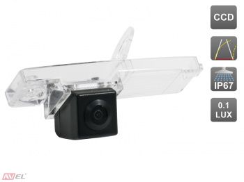 CCD штатная камера заднего вида с динамической разметкой AVS326CPR (#093) для автомобилей LEXUS/ TOYOTA