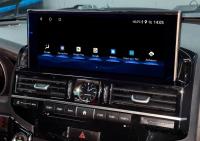 Магнитола для Toyota Land Cruiser 200 2007-2015 (климат на мониторе) - FarCar TY5001 монитор 12.3" на Android 13, 8Гб+128Гб, CarPlay, 4G SIM-слот