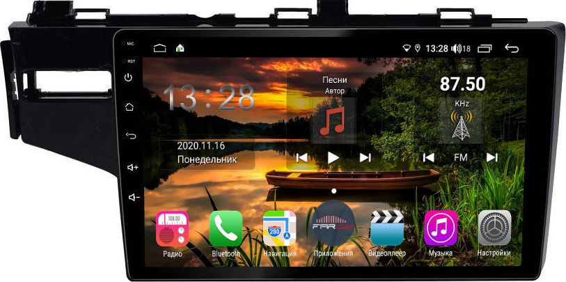 Штатная магнитола для Honda Fit 2014+ - Farcar XH1185R на Android 10, ТОПОВЫЕ ХАРАКТЕРИСТИКИ, 6ГБ ОПЕРАТИВНОЙ -128ГБ ВСТРОЕННОЙ, встроен 4G модем и DSP