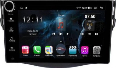 Штатная магнитола для Toyota RAV4 2006-2012 Farcar H018-9RB на Android 10, 8-ЯДЕР, 4ГБ-64ГБ, встроенным 4G модемом и DSP