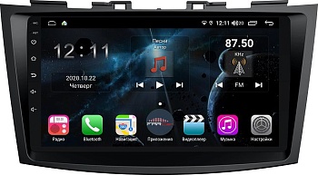 Штатная магнитола для Suzuki Swift 2010+ - Farcar H179R на Android 10, 8-ЯДЕР, 4ГБ-64ГБ, встроенным 4G модемом и DSP