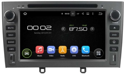 Штатная магнитола для Peugeot RCZ 2010-2015 - Carmedia KD-7604-g-P30 на Android 10, до 8-ЯДЕР, до 4ГБ-64ГБ памяти и встроенным DSP