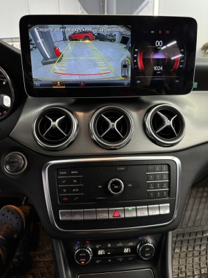 Магнитола android для Mercedes-Benz A/B/C/CLA/CLS/E/GLA/GLK/G-Класс 2013-2016 NTG 4.5/4.7 - Farcar MB1001 монитор 12.3", Android 13, 8Гб+128Гб, CarPlay, SIM-слот