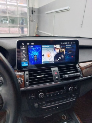 Магнитола для BMW X5 (E70), X6 (E71) 2010-2014 CIC - Radiola RDL-1225 монитор 12.3", Android 12, 8Гб+128Гб, CarPlay, 4G SIM-слот