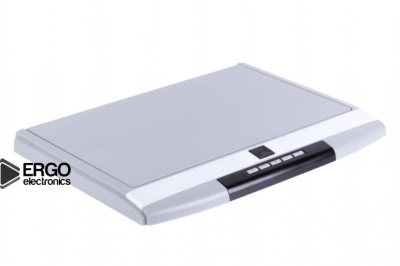 Автомобильный потолочный монитор 17.3" со встроенным медиаплеером ERGO ER17S (FullHD 1920x1080) серый