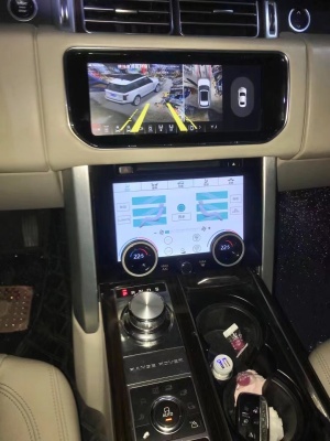 Сенсорная панель климата Range Rover 4 2012-2017 - Carmedia ZF-2003 LCD/ЖК экран 9" с отверстием под CD