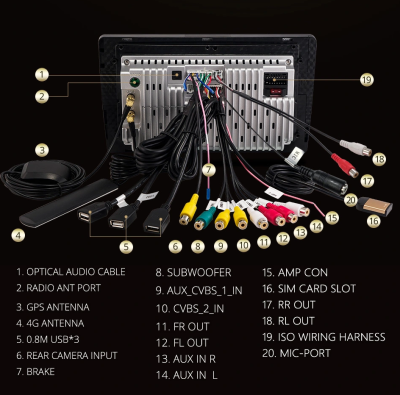 Магнитола для Toyota RAV4 XA40 2012-2019 - Carmedia OL-9607 QLed+2K, Android 12, ТОП процессор, CarPlay, SIM-слот