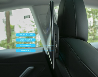 НАВЕСНОЙ МОНИТОР 14" НА ПОДГОЛОВНИК ERGO ER14AN (ANDROID 13)
