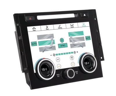 Сенсорная панель климата Range Rover Sport 2013-2017- Carmedia ZF-2006 LCD/ЖК экран 9" с отверстием под CD