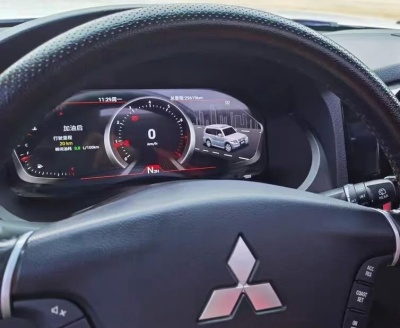 Цифровая панель приборов Mitsubishi Pajero 4 2006-2022 - Carmedia NH-LCD-M1203 с 12.3" ЖК экраном QLED