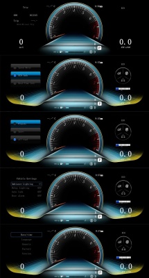Цифровая панель приборов для Mercedes-Benz E-класс 2010-2013 (W212) RDL-1317B