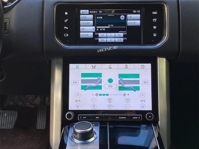 Сенсорная панель климата Range Rover 4 2012-2017 - Carmedia ZF-2002 LCD/ЖК экран 10" с отверстием под CD