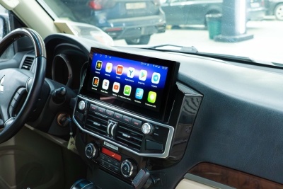 Магнитола Mitsubishi Pajero 4 2006-2020 - Radiola RDL-Pajero монитор 12.3" (в стиле "Лексус") на Android 13, Carplay, SIM-слот, 8Гб-128Гб