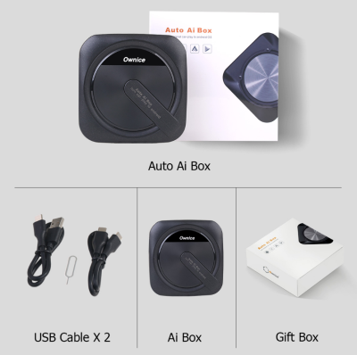 Ownice Auto Ai box OL-AI-A0 CarPlay Блок Android для штатной магнитолы на Android 11 c 2GB оперативной 