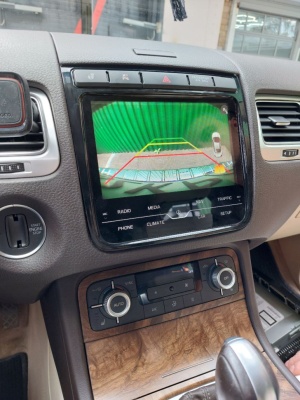 Магнитола для VW Touareg 2010-2018 (RCD550, поддержка подогревов) - Radiola RDL-TRG-L на Android 12, 8+128, CarPlay, 4G SIM-слот