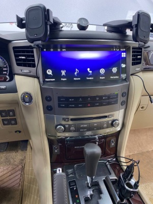 Магнитола для Lexus LX570 2007-2015 - Radiola RDL-LEX-LX08 монитор 12.3", Android 12, 6Гб+128Гб, CarPlay, 4G SIM-слот
