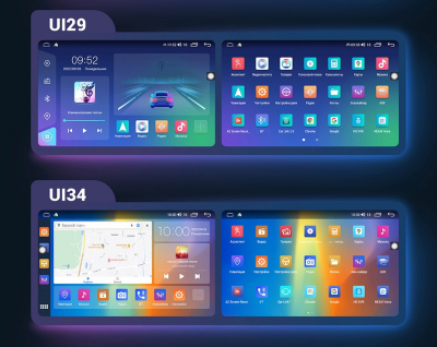 Магнитола универсальная без рамки (экран 9 и 10") - Mekede M6 Pro Plus - Qled 2K, Android 12, ТОП процессор, 8/256, CarPlay, 4G/LTE-SIM